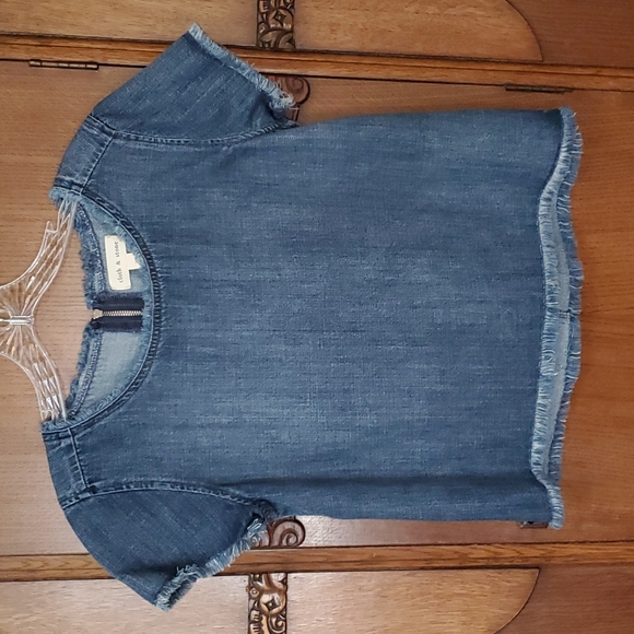 Anthropologie Tops - Anthropologie Cloth & Stone denim crop top